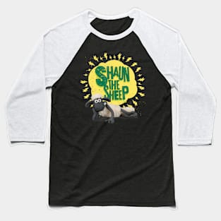 Vintage Shaun Cartoon The Sheep TV Series Baseball T-Shirt